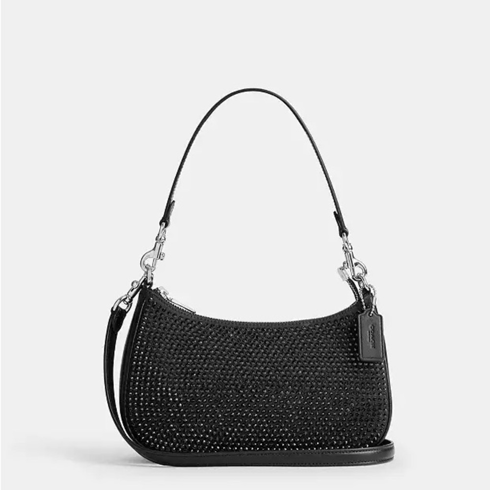 Coach Black Crystal Teri shoulder bag